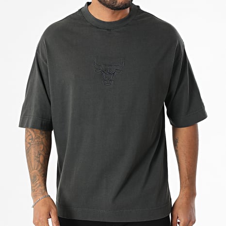 New Era - Oversized T-shirt Large NBA Washed Box Chicago Bulls 60667860 Zwart New Era - Oversized T-shirt Large NBA Washed Box Chicago Bulls 60667860 Zwart