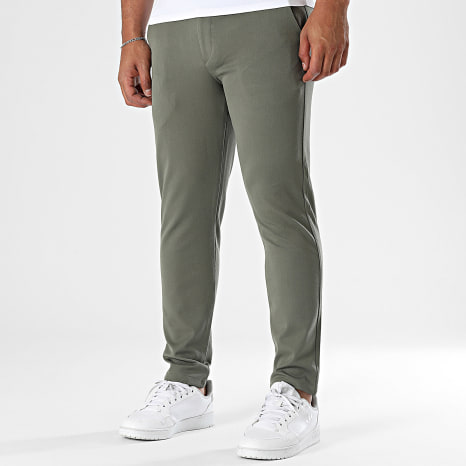Fins de Séries - Pantalon Chino Slim 020 Vert Kaki