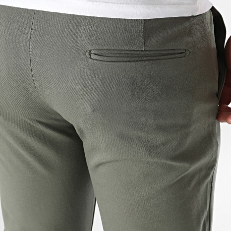 Fins de Séries - Pantalon Chino Slim 020 Vert Kaki