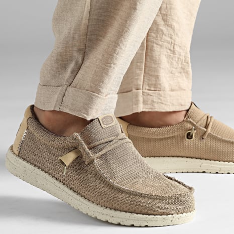 Hey Dude - Mocassins Wally Sport Tan White