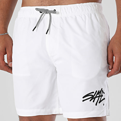 Sale Môme Paris - Pantalones cortos de Baño SLME Blanco Negro