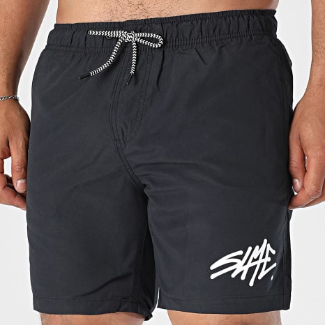 Sale Môme Paris - Short De Bain SLME Noir Blanc