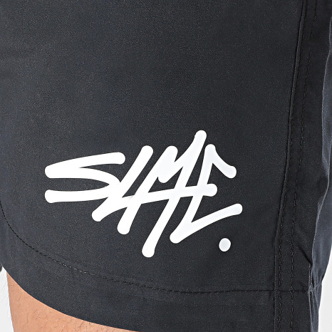 Sale Môme Paris - Short De Bain SLME Noir Blanc