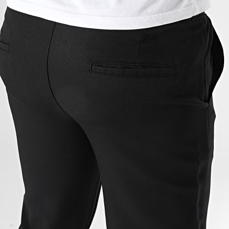 Classic Series - Pantalon Uni Slim Fit 015 Noir