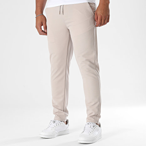 Fins de Séries - Pantalon Uni Slim Fit 015 Beige