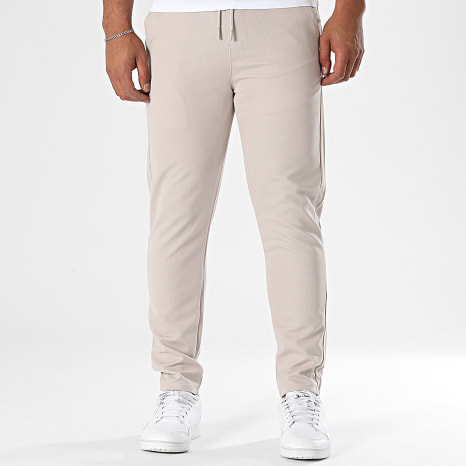 Fins de Séries - Pantalon Uni Slim Fit 015 Beige