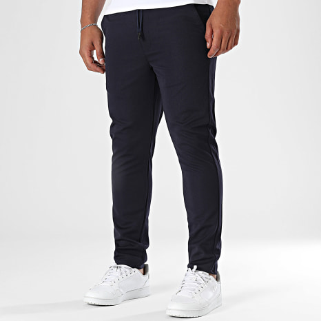 Classic Series - Pantalon Uni Slim Fit 015 Bleu Marine