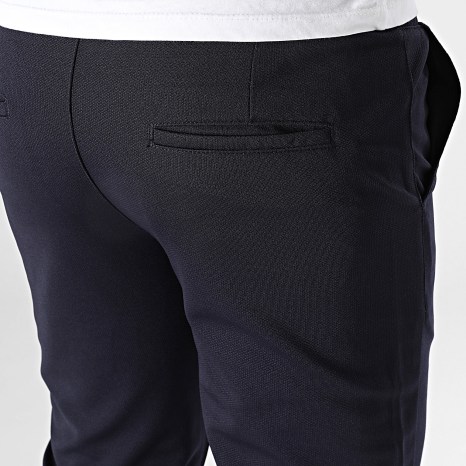 Classic Series - Pantalon Uni Slim Fit 015 Bleu Marine