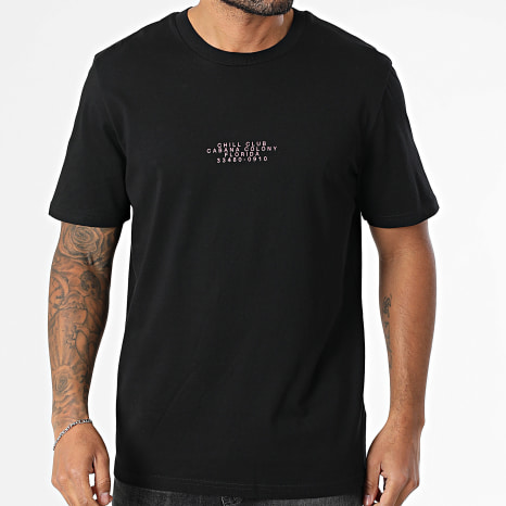 Luxury Lovers - Tee Shirt Oversize Chill Club Rose Noir