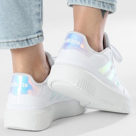 Adidas Performance - Zapatillas Mujer Courtblock Bold JI2205 Footwear White Clear Pink