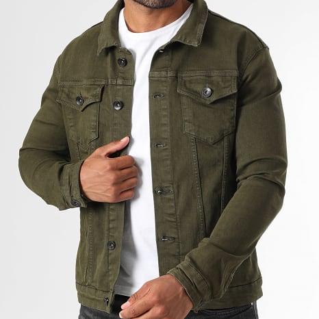LBO - Chaqueta Vaquera Slim 3871 Verde Oliva