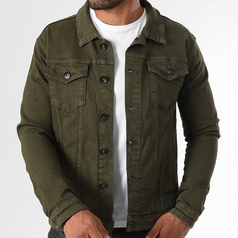 LBO - Chaqueta Vaquera Slim 3871 Verde Oliva