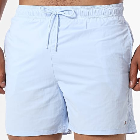 Tommy Hilfiger - Short De Bain Medium Drawstring 3477 Bleu Clair Tommy Hilfiger - Short De Bain Medium Drawstring 3477 Bleu Clair