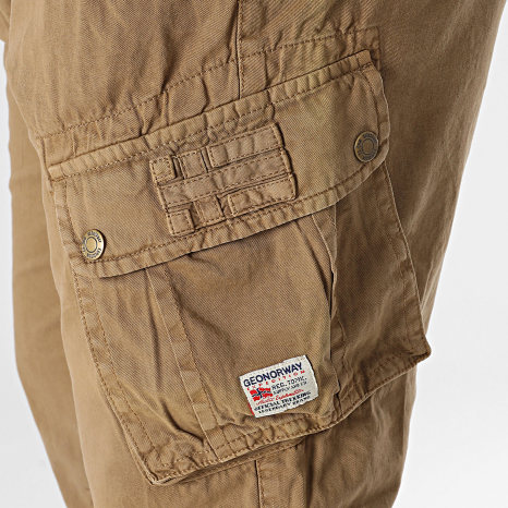 Geographical Norway - Pantalón Jogger Cargo 256 Camello