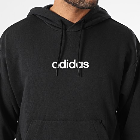 Adidas Performance - Sudadera con Capucha Lin JN1776 Negro