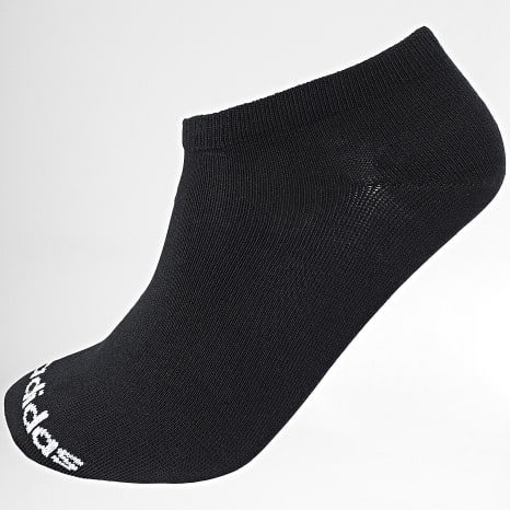 Adidas Sportswear - Lot De 3 Paires De Chaussettes Lin Low IC1300 Noir Blanc Gris