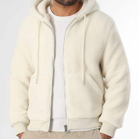 LBO - Jas met rits Sherpa 1802 Licht Beige