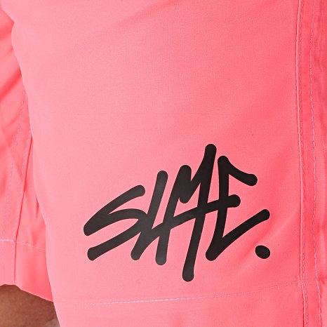 Sale Môme Paris - Short De Bain SLME Rose Fluo Noir