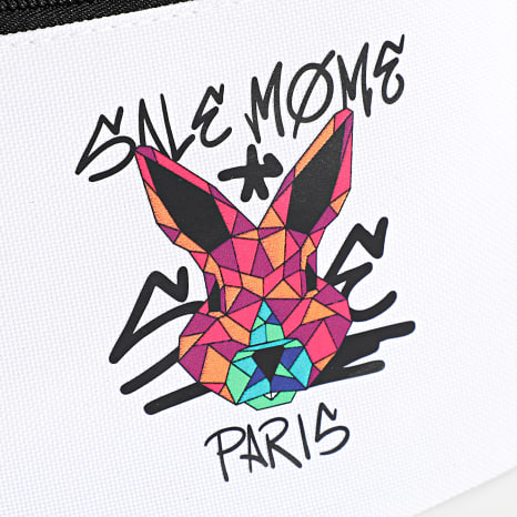 Sale Môme Paris - Sacoche Banane Geomedrips Lapin Blanc