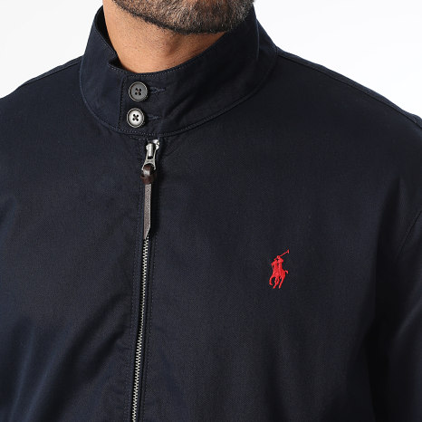 Polo Ralph Lauren - Veste Zippée Original Player Bleu Marine