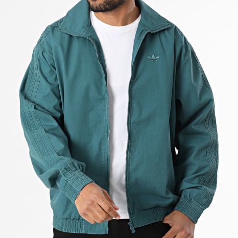 Adidas Originals - Veste Zippée Firebird KC0684 Vert Bouteille