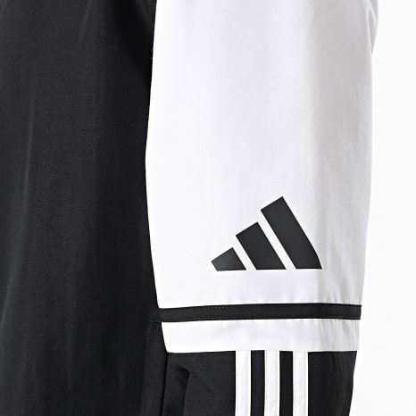 Adidas Sportswear - Veste Zippée A Bandes SQ25 JE2761 Noir