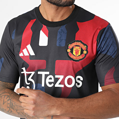 Adidas Sportswear - Manchester United Football Jersey JD7147 Black