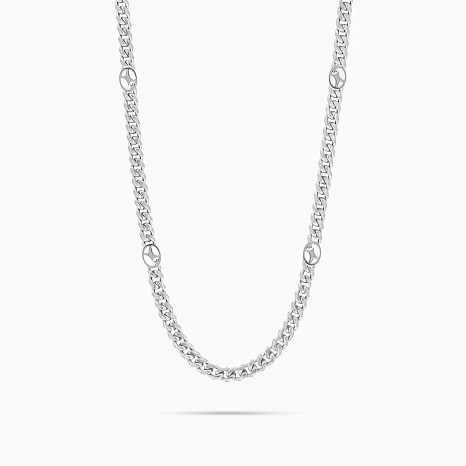 Make It Shine - Collier Cuban Link Signature Argenté