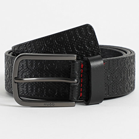 HUGO - Cinturón Gurth Mono 50548364 Negro