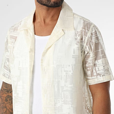 Uniplay - Chemise Manches Courtes 811 Beige
