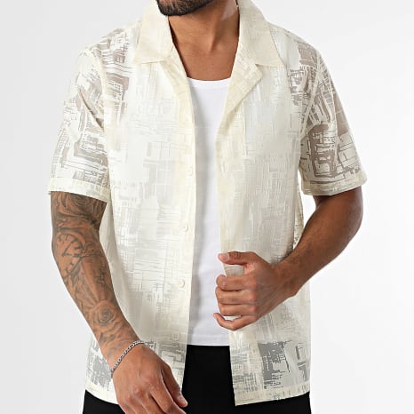 Uniplay - Chemise Manches Courtes 811 Beige