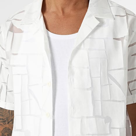 Uniplay - Chemise Manches Courtes 812 Blanc
