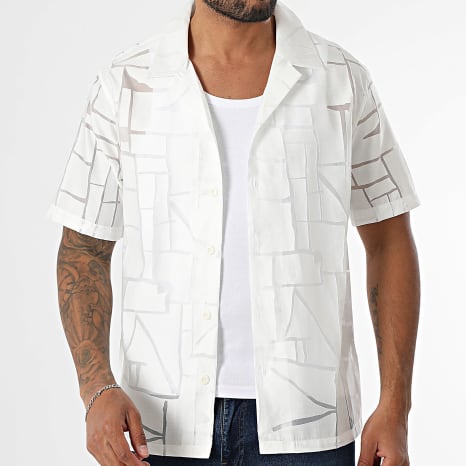 Uniplay - Chemise Manches Courtes 812 Blanc