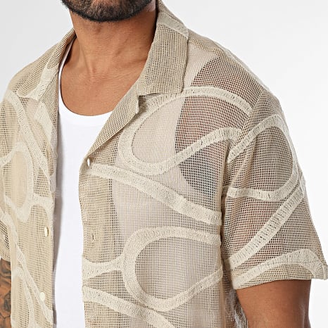 Uniplay - Chemise Manches Courtes 853 Beige