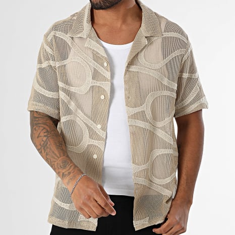 Uniplay - Chemise Manches Courtes 853 Beige
