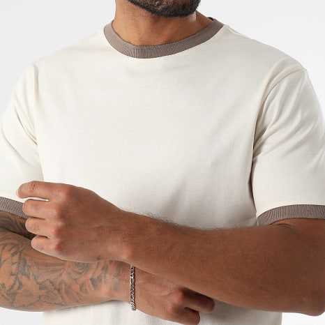 Classic Series - Tee Shirt Cuello Redondo 3812 Beige Marrón