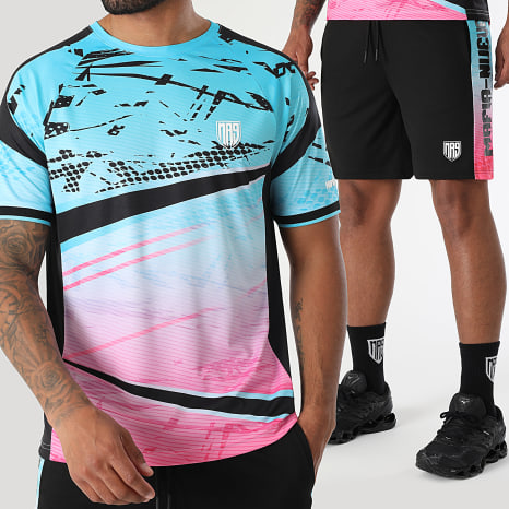 MA9 Mafia Nueve - Phuket Fresh Icy Night Tee Shirt And Jogging Shorts Set
