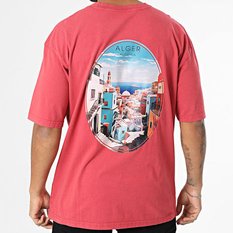 Classic Series - Tee Shirt Oversize Alger 039 Rouge