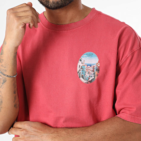 Classic Series - Tee Shirt Oversize Alger 039 Rouge