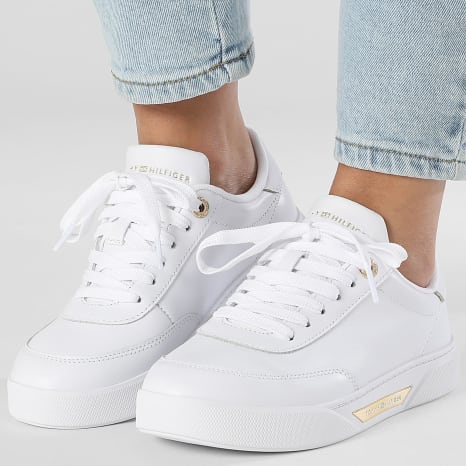 Tommy Hilfiger - Zapatillas mujer Essential Chic Court 8682 Blanco