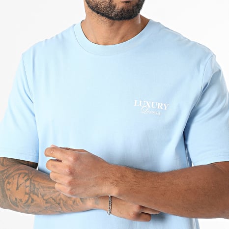 Luxury Lovers - Tee Shirt Oversize Melrose Bleu Clair