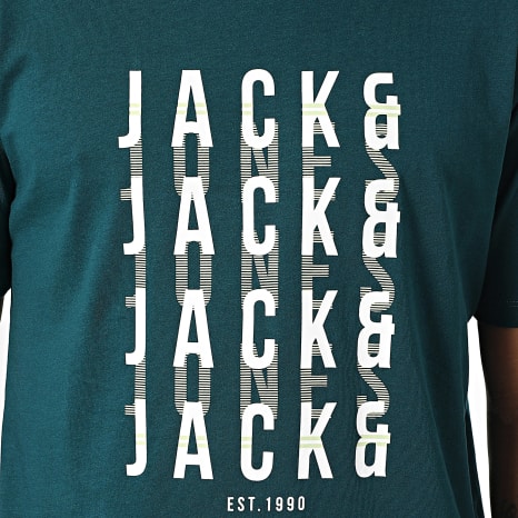 Jack And Jones - Camiseta Delvin Verde Botella