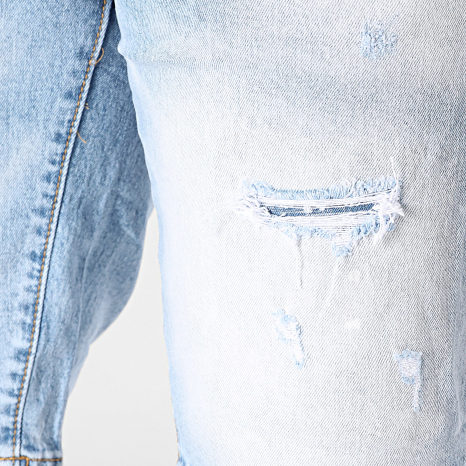 Uniplay - 992 Pantaloncini di jeans con lavaggio blu
