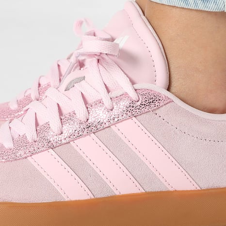 Adidas Sportswear - Women's Sneakers VL Court 3 K JS3484 Clear Pink Gum 10