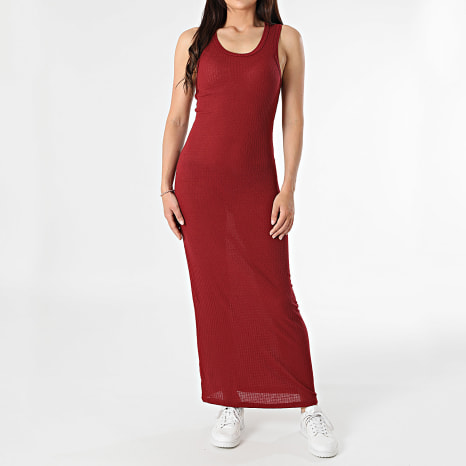 Only - Vestido largo de mujer Ryder Burdeos