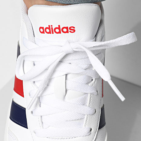 Adidas Sportswear - Baskets Heritage 3 Stripes White Navy Red