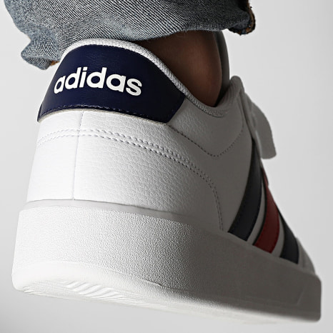 Adidas Sportswear - Baskets Heritage 3 Stripes White Navy Red
