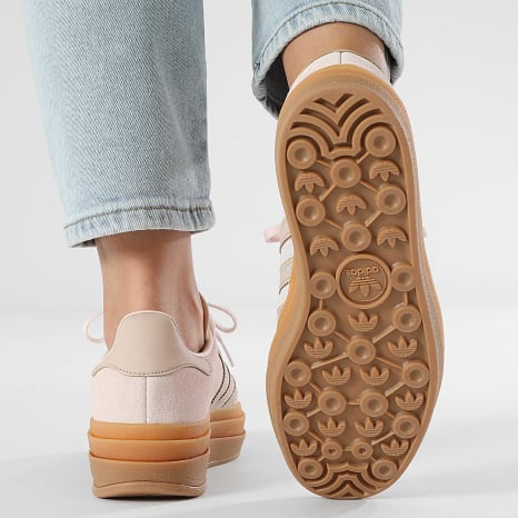 Adidas Originals - Zapatillas Mujer Gazelle Bold J JQ1296 Wonder Quartz Wonder Taupe Gum 1