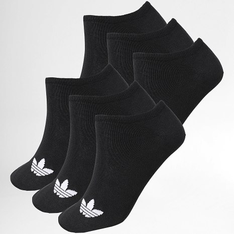 Adidas Originals - Lot De 6 Paires De Chaussettes Liner JW5337 Noir
