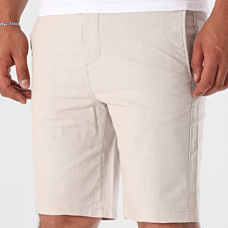 Classic Series - 463 Pantalones cortos chinos de lino beige